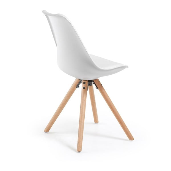 Lumos fehér szék, bükkfa lábakkal - loomi.design-image-1