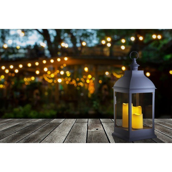 Fehér LED lámpás (magasság 54 cm) – Tomasucci-image-3