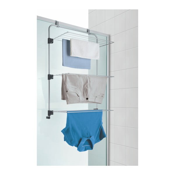 Ezüstszínű függő ruhaszárító 11 m Gale – Metaltex-image-1