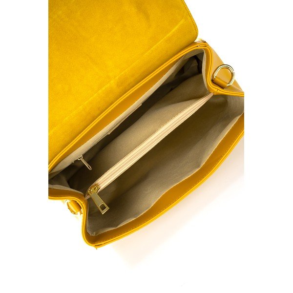 Maria sárga bőrtáska - Federica Bassi-image-1