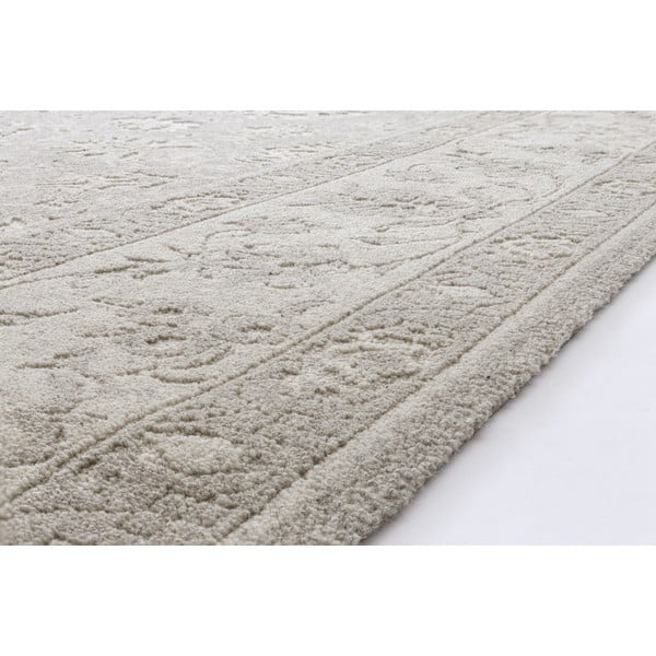 Szürke gyapjú szőnyeg 133x190 cm Kirla – Agnella-image-2