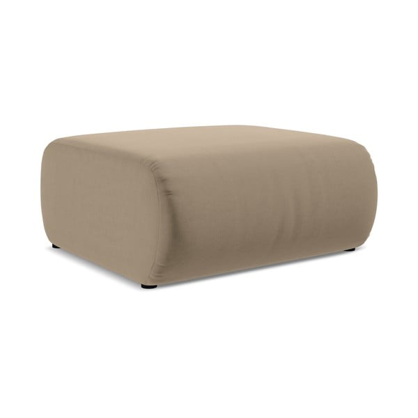 Bézs bársony lábtartó Ekahi – Makamii-image-2