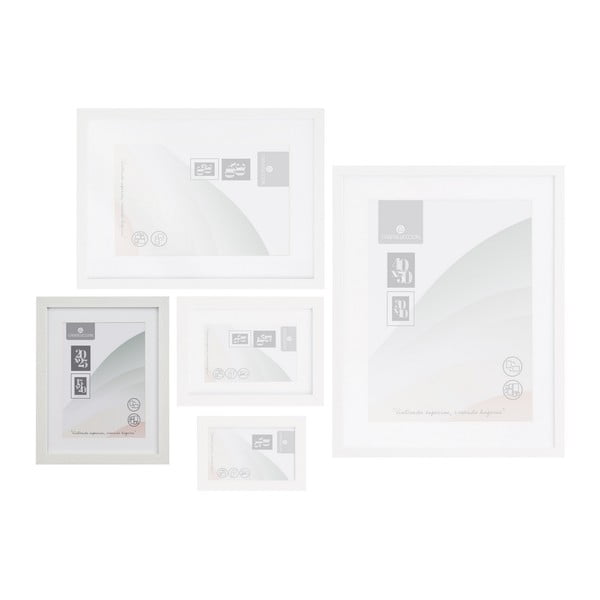 Fehér álló-fali képkeret 22,5x28 cm Sencillo – Casa Selección-image-1