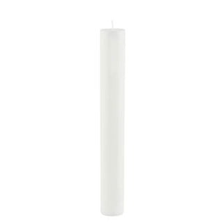 Cylinder Pure fehér hosszú gyertya, égési idő 30 óra - Ego Dekor