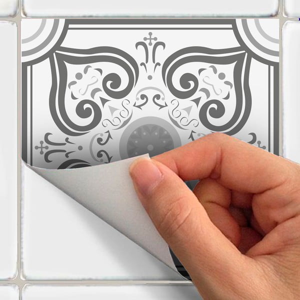 Gythio 24 db-os dekoratív falimatrica szett, 10 x 10 cm - Ambiance-image-1