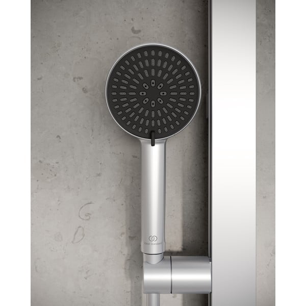 Matt ezüstszínű műanyag zuhanyfej ALU+ – Ideal Standard-image-1