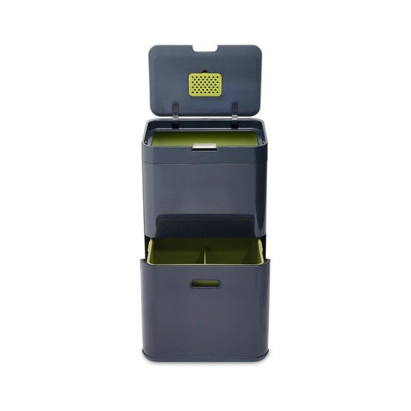 IntelligentWaste Totem 48 szürke hulladékgyűjtő- Joseph Joseph-image-4