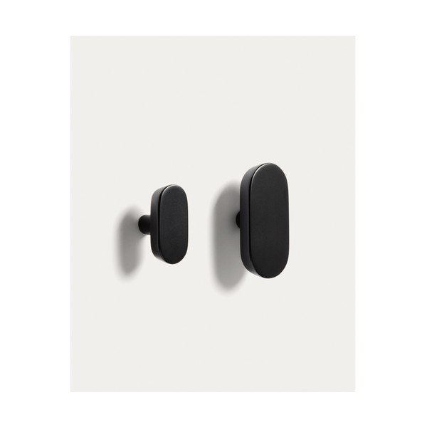 Fekete fali bükkfa akasztó szett 2 db-os Arely – Kave Home-image-4