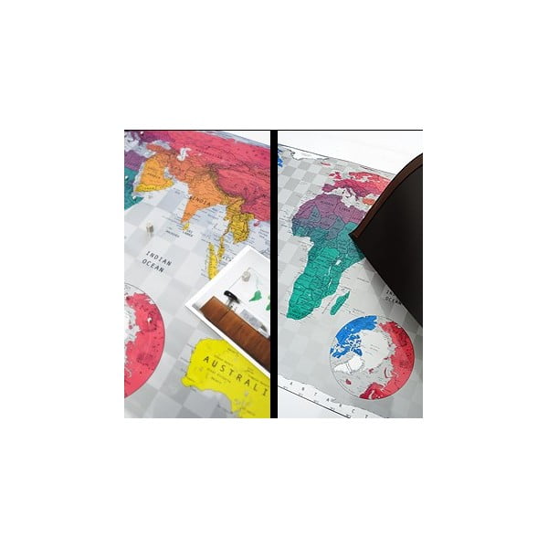 Future Map zöld mágneses világtérkép, 101 x 58 cm - The Future Mapping Company-image-1