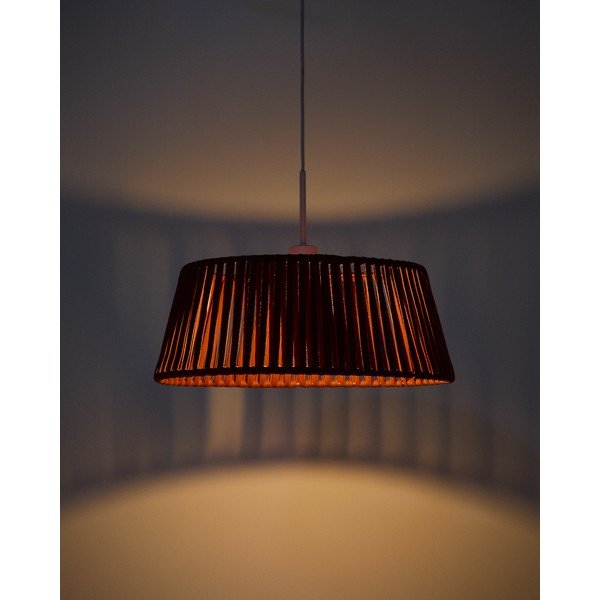 Terrakotta színű fém lámpabúra ø 46 cm Aldet – Kave Home-image-2