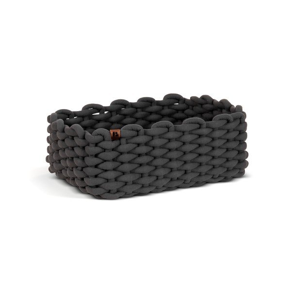 Textil tárolókosár 35x25x14 cm Peach Skin M – Bigso