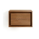 Barna teakfa fali mosdó alatti szekrény 60x40 cm Kenta – Kave Home