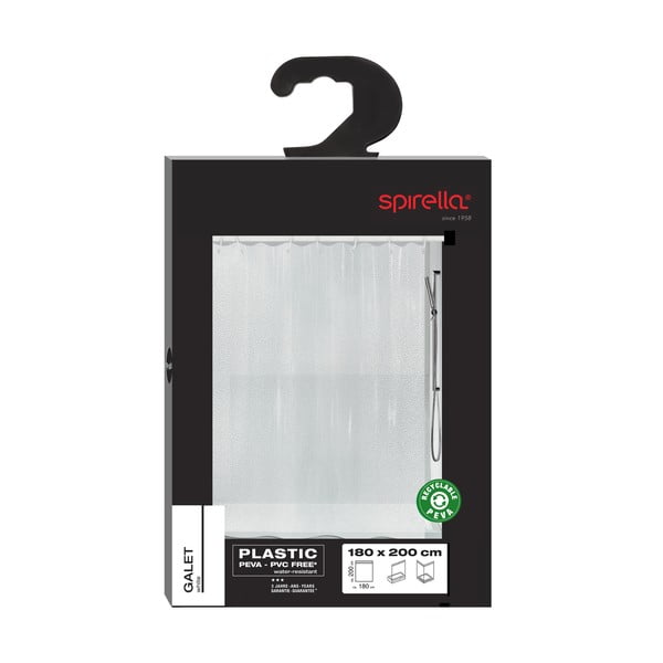 Zuhanyfüggöny 180x200 cm Galets – Spirella-image-4