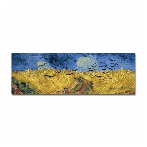 Fali vászon kép Vincent Van Gogh másolat, 90 x 30 cm