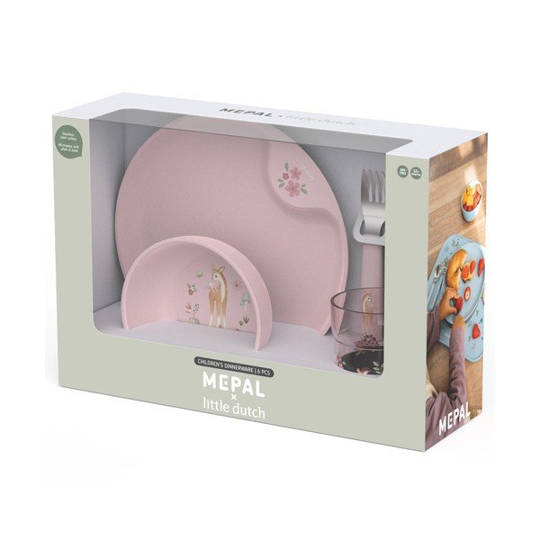 Műanyag gyerek étkészlet 6 db-os Fairy Garden – Mepal-image-2