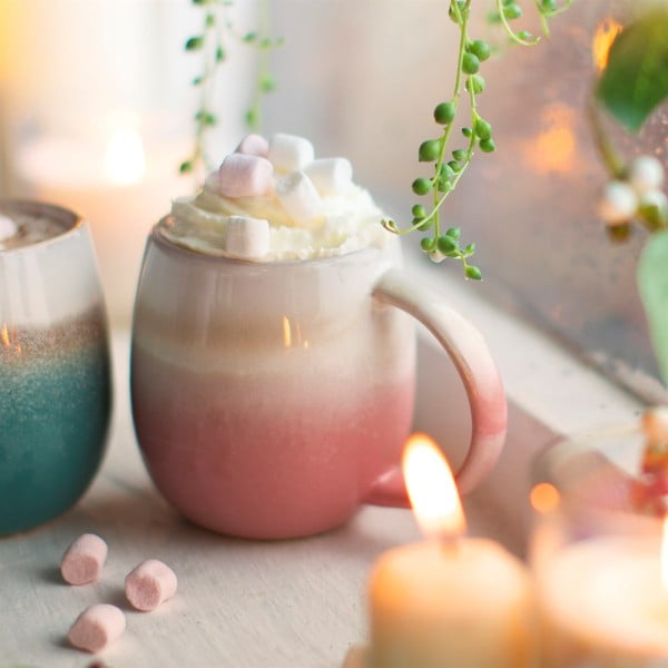 Dip Glazed Pink bögre - Sass & Belle-image-1