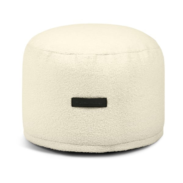 Krémszínű buklé babzsákfotel Mini – SLOWDOWN