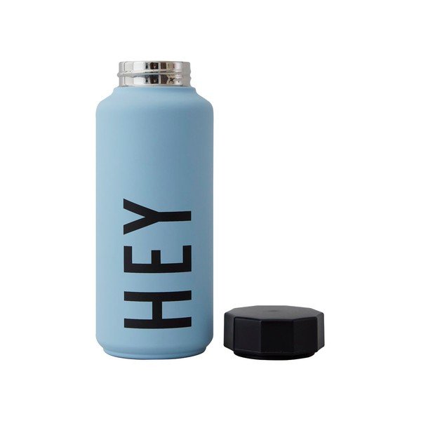Hey világoskék termosz, 500 ml - Design Letters-image-1