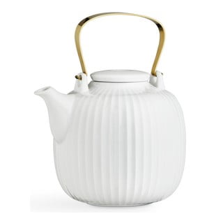 Hammershoi fehér porcelán teáskanna, 1,2 l - Kähler Design