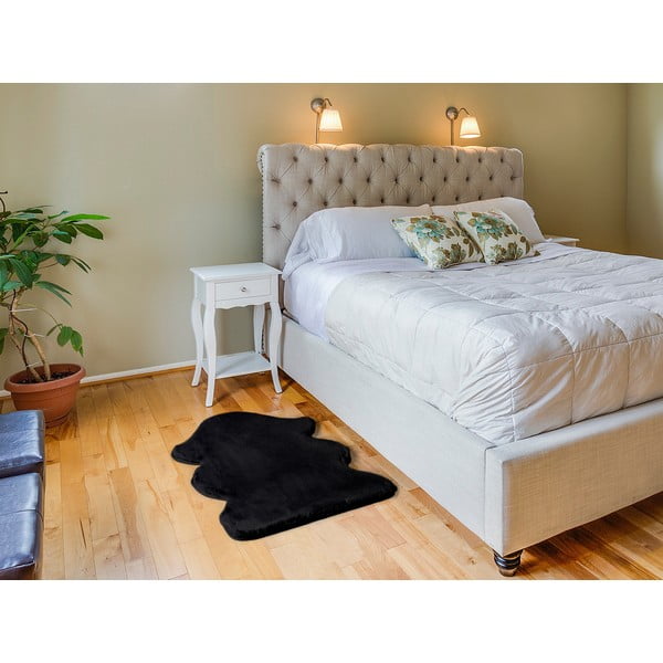 Fox Liso fekete szőnyeg, 60 x 90 cm - Universal-image-1