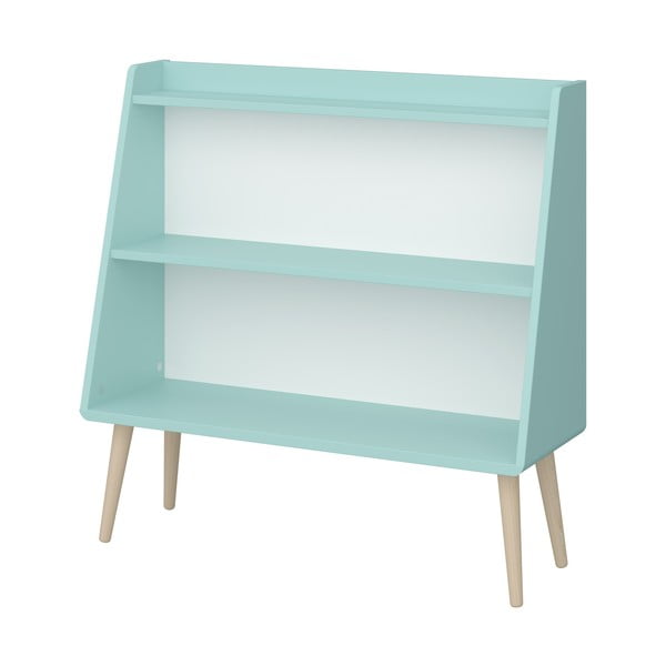 Türkiz gyerek könyvespolc 81.3x80 cm Gaia - Tvilum-image-3