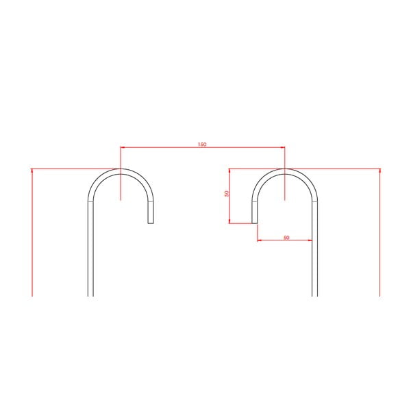 Origin fekete függő fürdőszobai polc - Metaltex-image-3