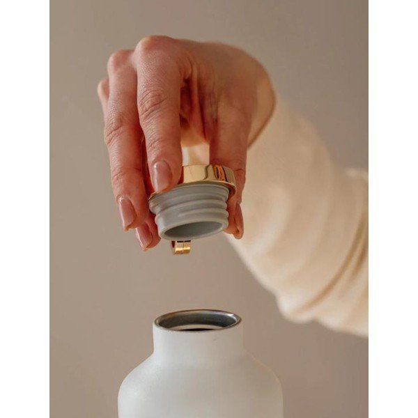 Fehér rozsdamentes termosz 680 ml Basic Snow White - Equa-image-1