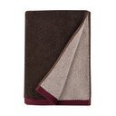 Barna frottír bio pamut törölköző szett 2 db-os 40x55 cm Soft – Mette Ditmer Denmark