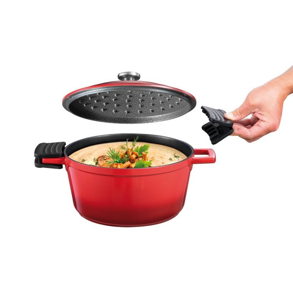 Indukciós tűzhelyhez alkalmas edény tapadásmentes felülettel 2.7 l Bordeaux – Tescoma-image-2