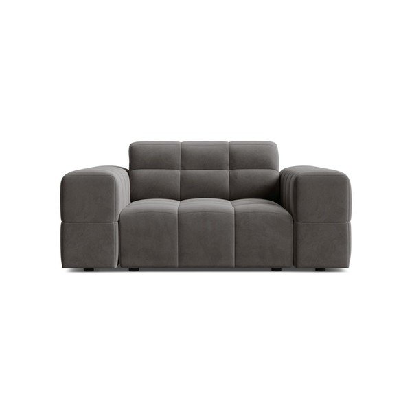 Szürke bársony fotel Chicago – Cosmopolitan Design
