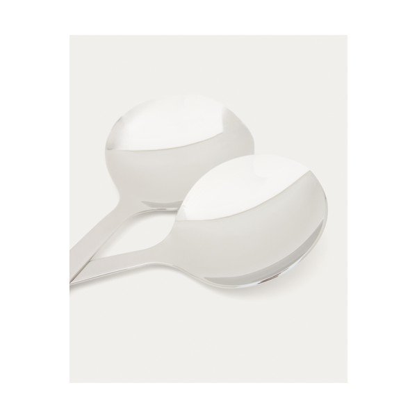 Rozsdamentes acél salátaszedő 2 db-os Nirela – Kave Home-image-4