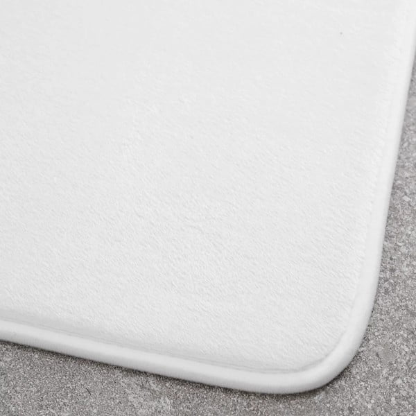 Fehér memóriahab fürdőszobai kilépő szett WC-hez, 2 db-os 50x80 cm Anti-Bacterial – Catherine Lansfield-image-2