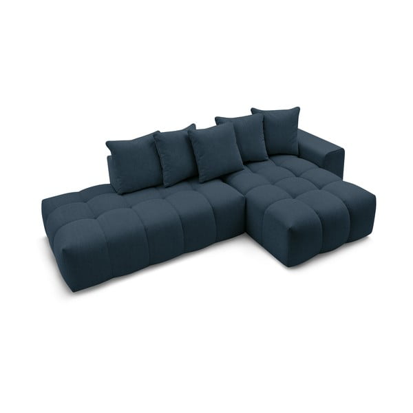 Sötétkék sarokkanapé (jobb oldali) Mont-Blanc – Bobochic Paris-image-4