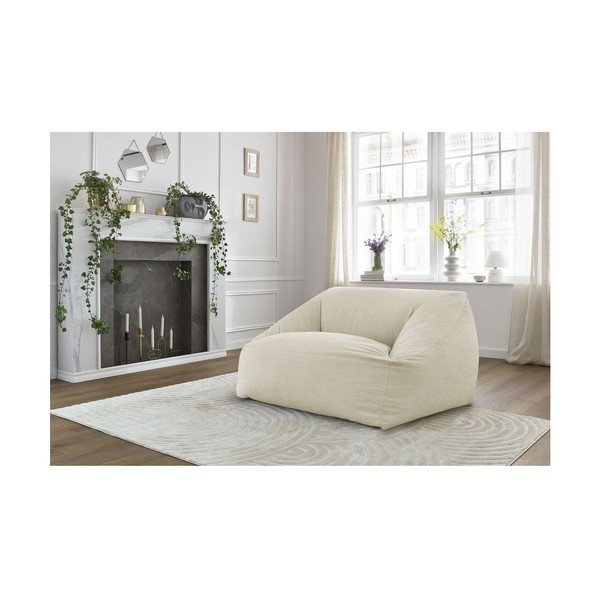 Bézs kordbársony babzsákfotel Lilibet – Bobochic Paris-image-1