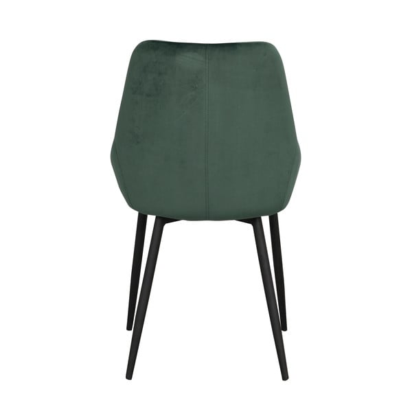 Sötétzöld bársony étkezőszék szett 2 db-os Sierra - Rowico-image-4