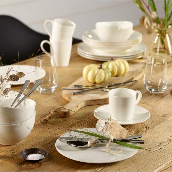 White fehér porcelán salátástányér, 21 cm - Like by Villeroy & Boch Group-image-1