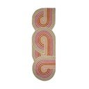 Rózsaszín kézi szövésű gyapjú futószőnyeg 80x300 cm Spiral Shaped  – Flair Rugs