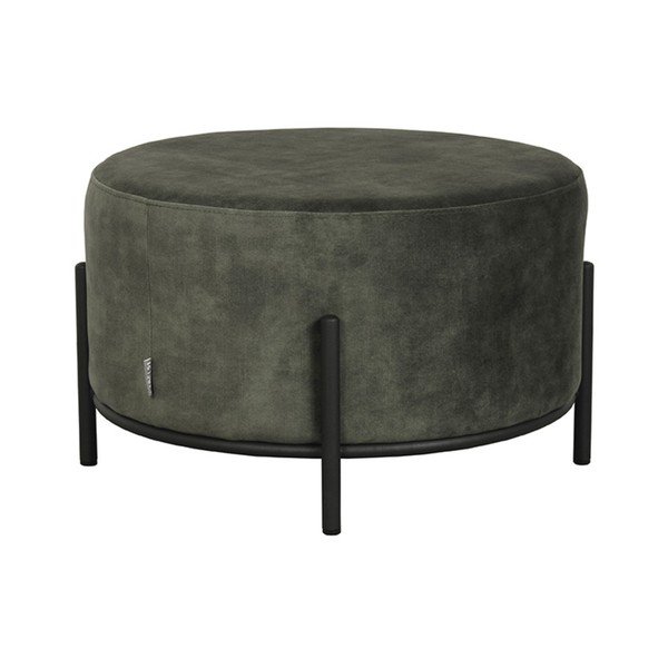 Khaki bársony puff Troy – LABEL51-image-2