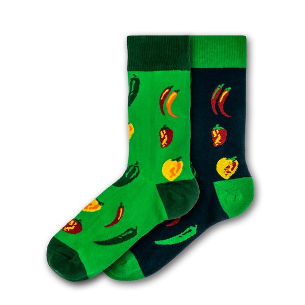Veggies 2 pár színes zokni, méret 41 - 45 - Funky Steps