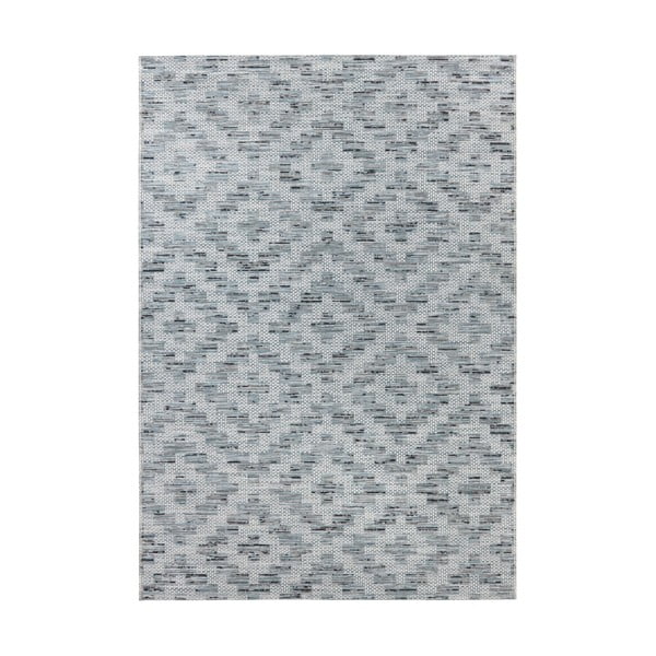 Curious Creil kültéri használatra is alkalmas kék-szürke szőnyeg, 154 x 230 cm - Elle Decoration