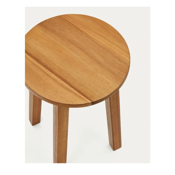 Natúr színű akácfa ülőke Amel – Kave Home-image-3