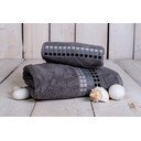 Szürke pamut fürdőlepedő 140 x 70 cm Darwin - My House