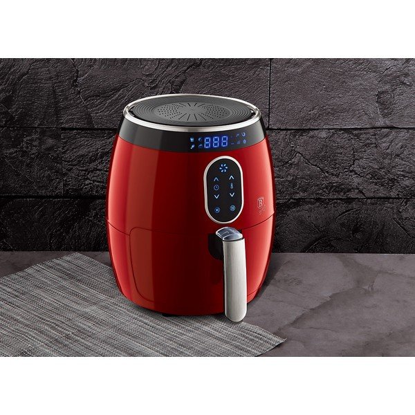 Piros forrólevegős fritőz Burgundy Metallic Line – BerlingerHaus-image-1