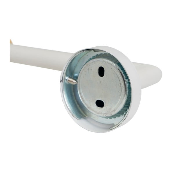 Fehér fali fém WC-papír tartó – Casa Selección-image-3