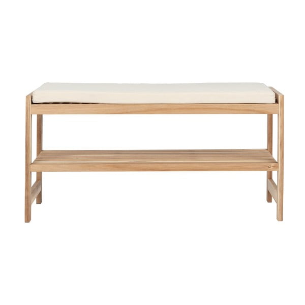 Natúr színű akácfa ülőkés cipőtartó Acina – Wenko-image-3