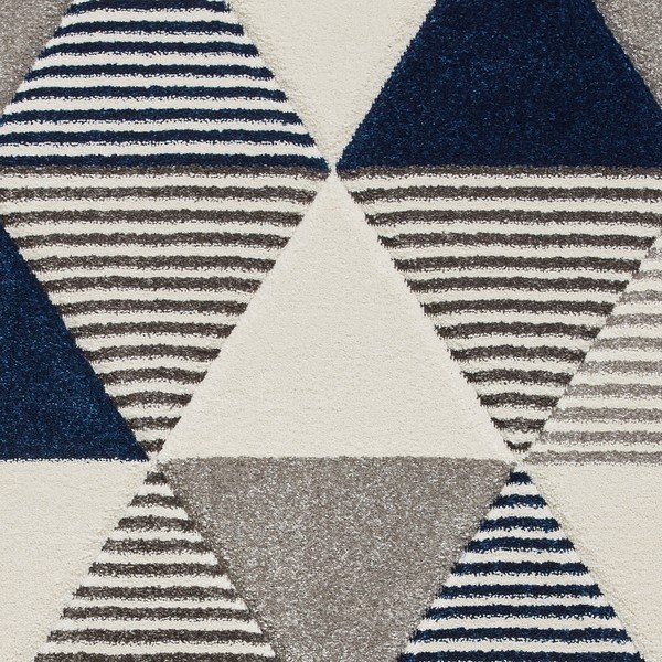 Brooklyn Geo kék-szürke szőnyeg, 160 x 220 cm - Think Rugs-image-3