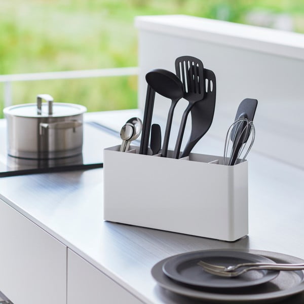 Fém konyhai eszköztartó állvány Tower – YAMAZAKI-image-1