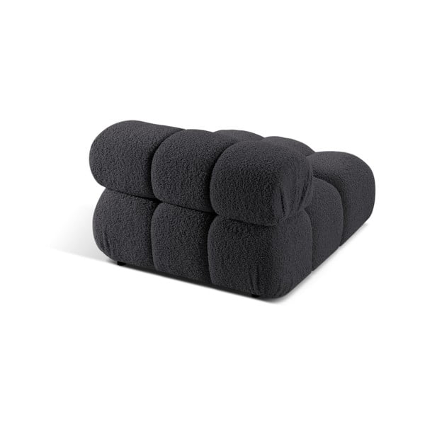 Antracitszürke buklé kanapé modul (középső rész) Bellis – Micadoni Home-image-4