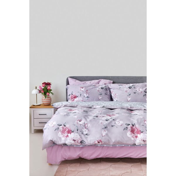 Belle szürke kétszemélyes pamut ágyneműhuzat, 200 x 220 cm - Bonami Selection-image-3