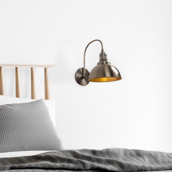 Sárgaréz színű fali lámpa ø 21 cm Varzan – Opviq lights-image-2